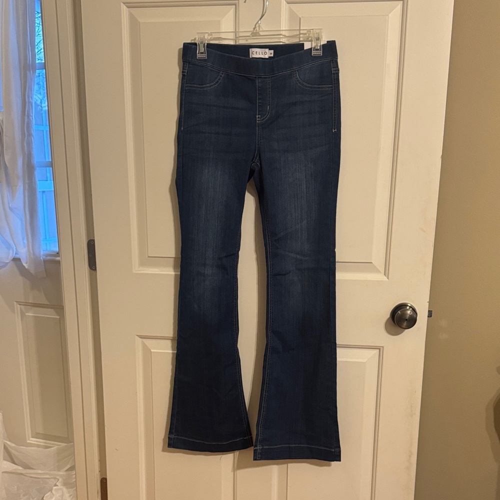 Cello Dark Blue Flare Jeans